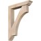 Ekena Millwork Westlake Traditional Smooth Bracket w/ Offset Brace, Douglas Fir, 5 1/2"W x 28"D x 36"H BKT0604X28X36WTL01SDF - alternate 1